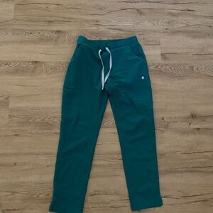 Figs Hunter Green XS Petite Yola Scrub Pant